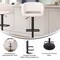Flash Furniture White Vinyl Adjustable Height Barstool CH-122070-WHBK-GG - alternate 5